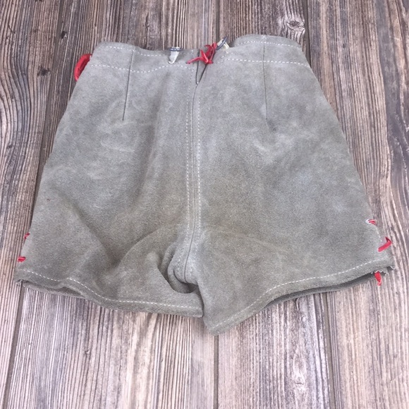 Antique Leather Kids Hippie Free Love Shorts Sz. S - Picture 2 of 8